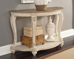 Orleans Furniture - Ashley Furniture - Realyn Sofa Table - Sofa Table / White/Brown - T743-4