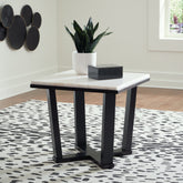 Orleans Furniture - Ashley Furniture - Fostead End Table - Square End Table / White/Espresso - T770-2