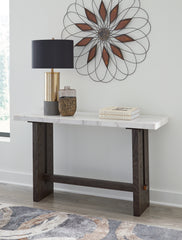 Orleans Furniture - Ashley Furniture - Burkhaus Sofa Table - Sofa Table / White/Dark Brown - T779-4