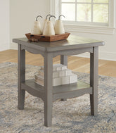Orleans Furniture - Ashley Furniture - Charina End Table - Square End Table / Antique Gray - T784-2