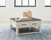 Orleans Furniture - Ashley Furniture - Darborn Lift-Top Coffee Table - Lift Top Cocktail Table / Gray/Brown - T796-00