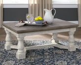 Orleans Furniture - Ashley Furniture - Havalance Coffee Table - Rectangular Cocktail Table / Gray/White - T814-1