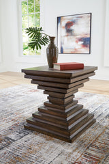 Orleans Furniture - Ashley Furniture - Hannodream End Table - Square End Table / Warm Brown - T821-2
