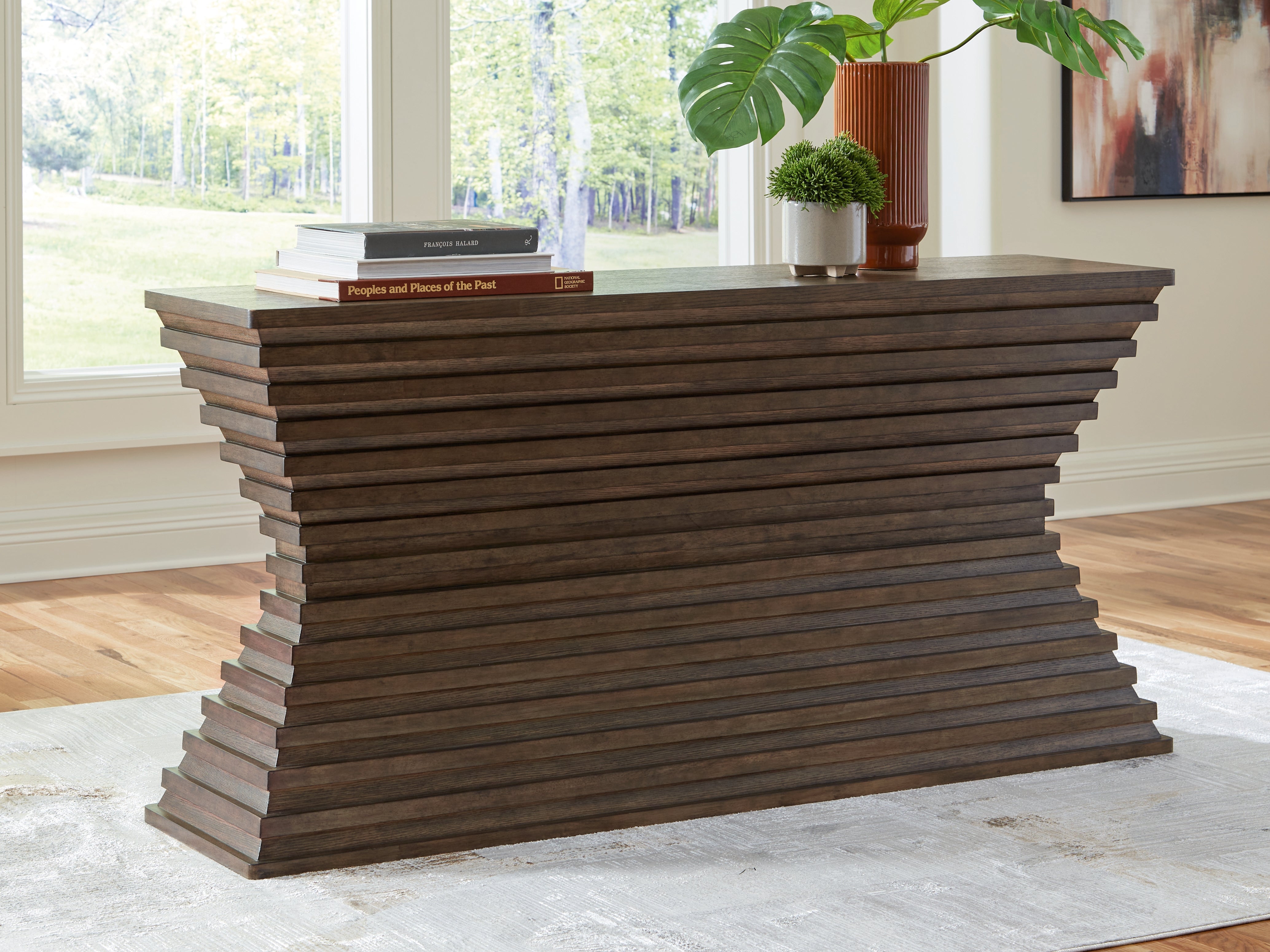 Orleans Furniture - Ashley Furniture - Hannodream Sofa Table - Sofa Table / Warm Brown - T821-4