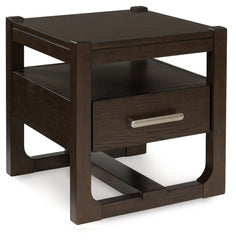 Orleans Furniture - Ashley Furniture - Breckington End Table - Rectangular End Table / Dark Brown - T656-3