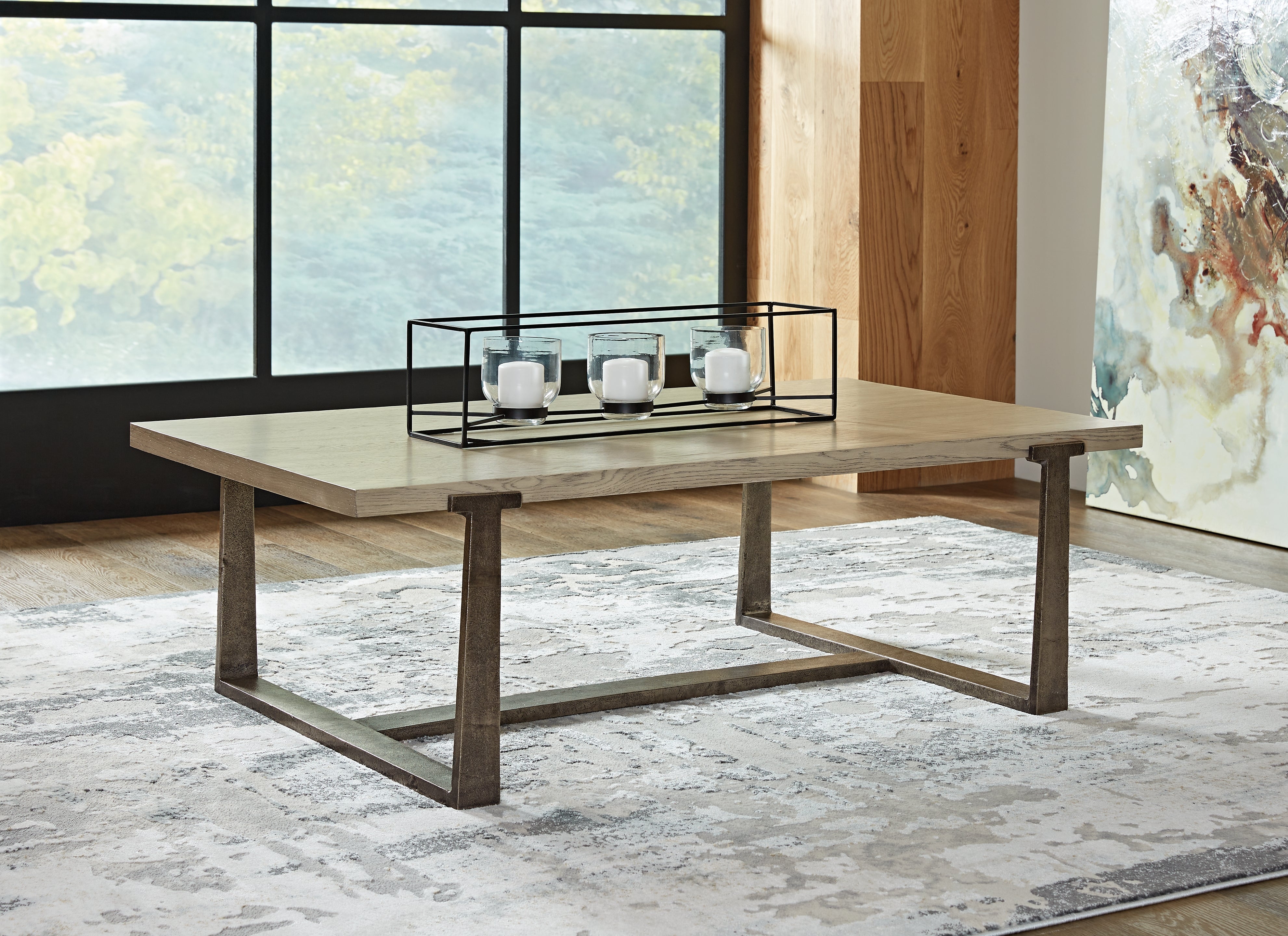 Orleans Furniture - Ashley Furniture - Dalenville Coffee Table - Rectangular Cocktail Table / Gray - T965-1