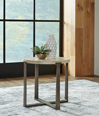Orleans Furniture - Ashley Furniture - Dalenville End Table - Round End Table / Gray - T965-6