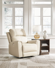 Orleans Furniture - Ashley Furniture - Dahlmoore Living Room - DBL REC PWR Loveseat w/Console / Almond - U1320096
