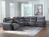 Orleans Furniture - Ashley Furniture - ModZ Sectional - 6-Piece Power Reclining Sectional with Audio Console - U14001S9