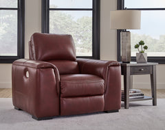 Orleans Furniture - Ashley Furniture - Alessandro Living Room - PWR Recliner/ADJ Headrest / Garnet - U2550113