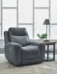 Orleans Furniture - Ashley Furniture - Mindanao Living Room - PWR Recliner/ADJ Headrest / Steel - U5950413