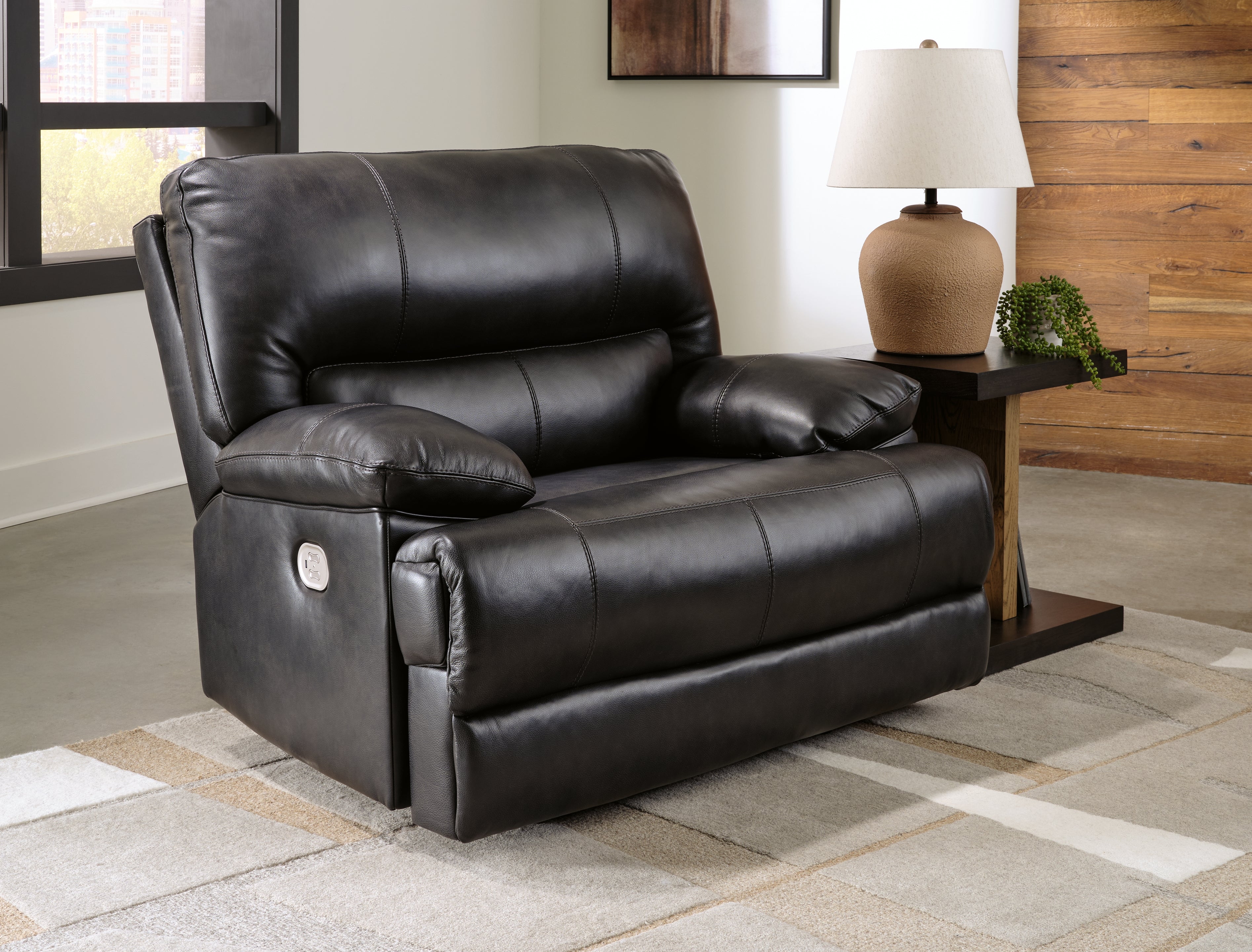 Orleans Furniture - Ashley Furniture - Mountainous Living Room - PWR Recliner/ADJ Headrest / Eclipse - U6580182