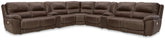 Orleans Furniture - Ashley Furniture - Dunleith 9-Piece Power Reclining Sectional - 9-piece Power Reclining Sectional / Chocolate - U71604S10