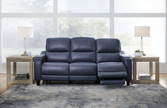 Orleans Furniture - Ashley Furniture - Mercomatic Living Room - PWR REC Sofa with ADJ Headrest / Ocean - U7531115