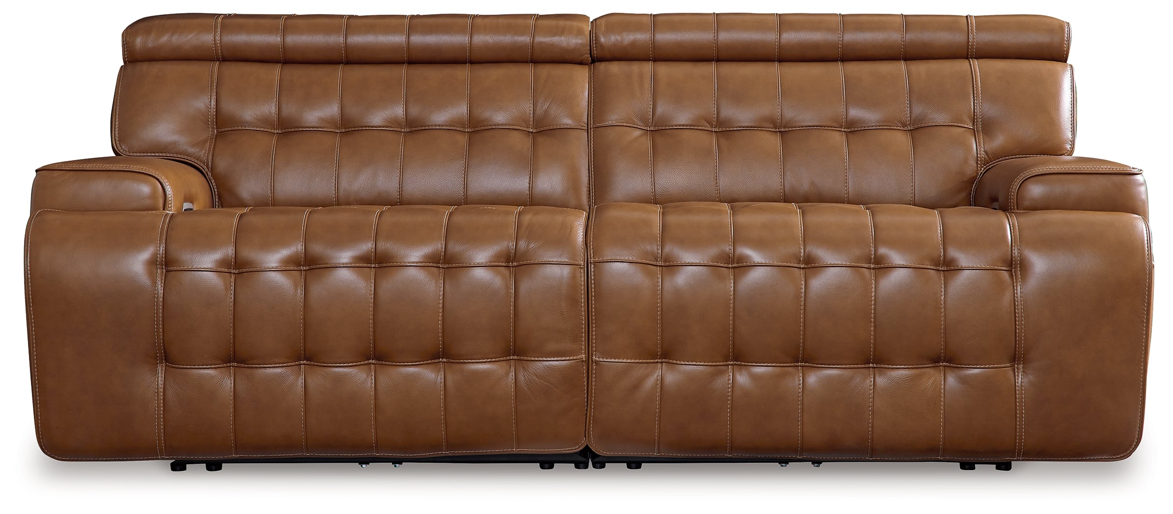 Orleans Furniture - Ashley Furniture - Temmpton Sectional - 2-Piece Power Reclining Sectional Loveseat / Chocolate - U92708S1
