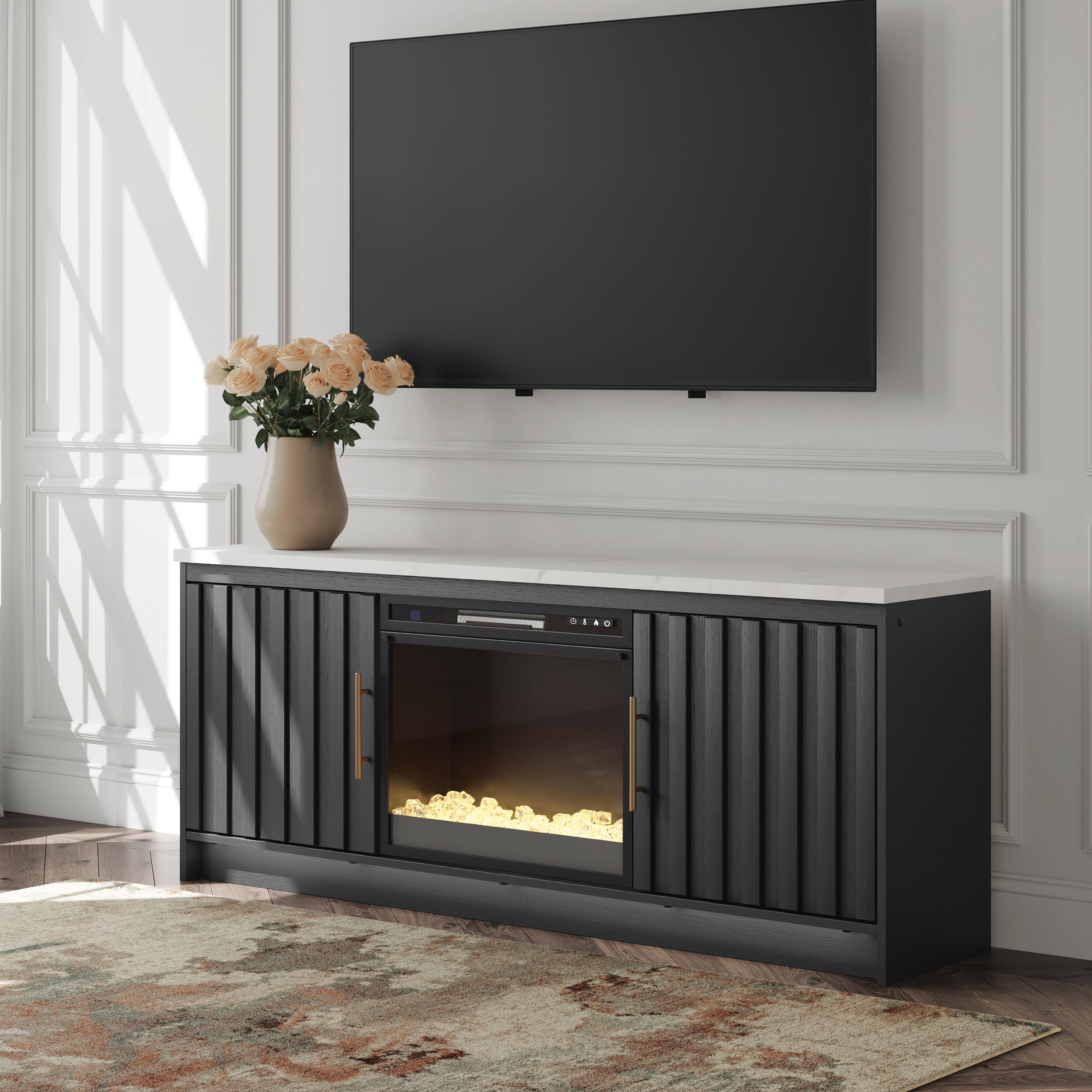 Orleans Furniture - Ashley Furniture - Cadmori 63" TV Stand with Electric Fireplace - 63" TV Stand with Electric Fireplace - W2616W1