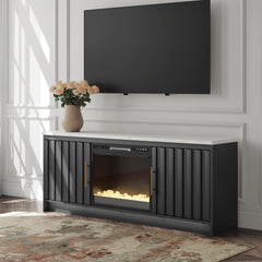 Orleans Furniture - Ashley Furniture - Cadmori 63" TV Stand with Electric Fireplace - 63" TV Stand with Electric Fireplace - W2616W1