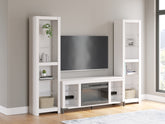 Orleans Furniture - Ashley Furniture - Brollevi Entertainment Center - 3-Piece Entertainment Center / White - W2722W1