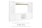 Orleans Furniture - Ashley Furniture - Bellaby Entertainment Center - Bridge / Whitewash - W331-27