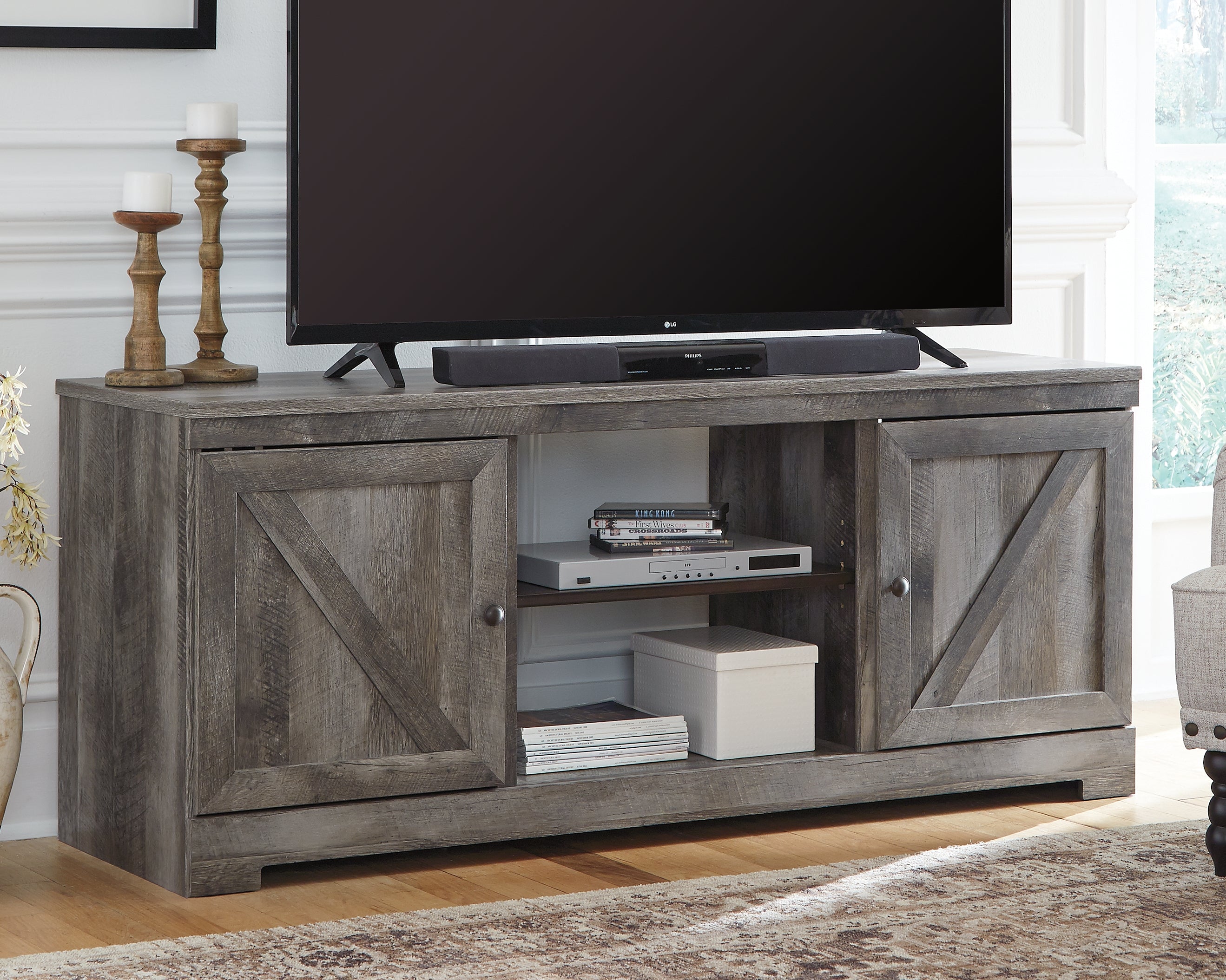 Orleans Furniture - Ashley Furniture - Wynnlow TV Stand - 63" / Gray - W440-68