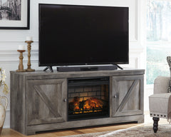 Orleans Furniture - Ashley Furniture - Wynnlow 63" TV Stand with Electric Fireplace - 63" TV Stand with Electric Fireplace / Gray - W440W9