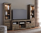 Orleans Furniture - Ashley Furniture - Trinell 3-Piece Entertainment Center - 3-Piece Entertainment Center / Brown - W446W18