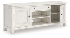 Orleans Furniture - Ashley Furniture - Robbinsdale 72" TV Stand - 72" / Antique White - W742-68