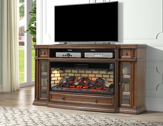 75"TV Stand w/ Fireplace Option - Orleans Furniture