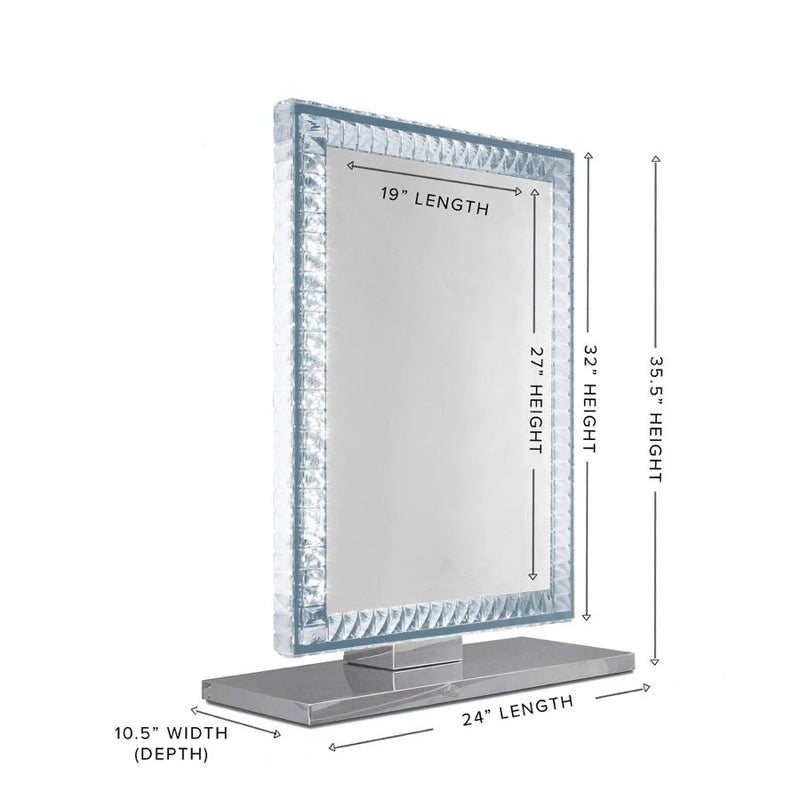 Load image into Gallery viewer, Diamond Collection Princess Premium Illuminated Vanity Mirror - Orleans Furniture
