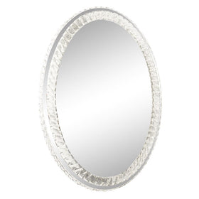Diamond Collection Oval Premium Illuminated Vanity Mirror - Orleans Furniture