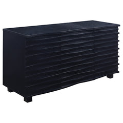 Orleans Furniture - Coaster - Stanton 3-drawer Sideboard Buffet Storage Cabinet Black - 102065