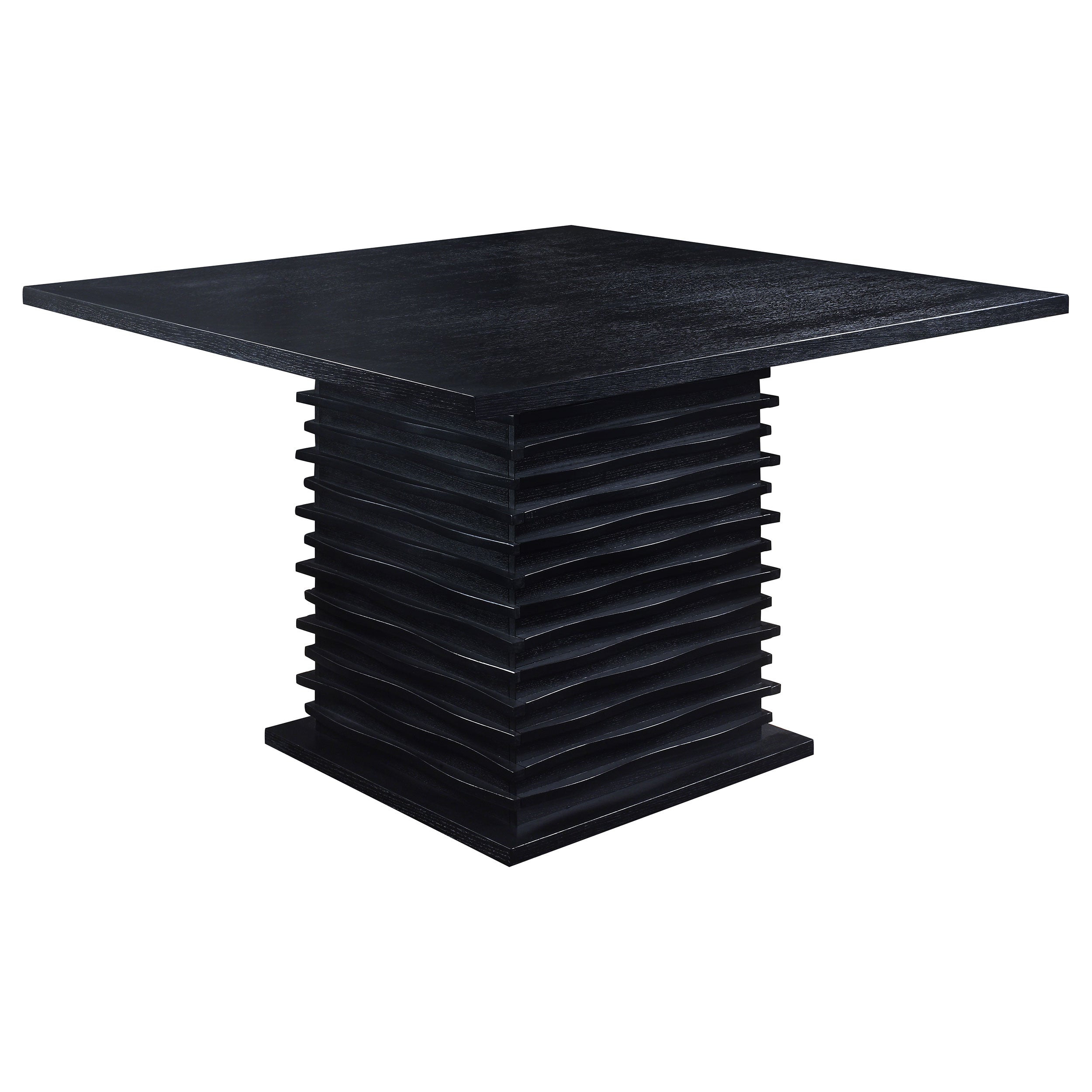 Orleans Furniture - Coaster - Stanton Square 54-inch Counter Height Dining Table Black - 102068