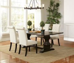 Orleans Furniture - Coaster - Parkins 5-piece Rectangular Dining Table Set Rustic Espresso - 107411-S5