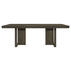 Kelly 7-piece Rectangular Dining Table Set Dark Grey
