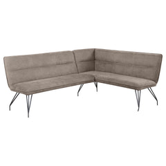 Orleans Furniture - Coaster - Dodson Fabric Upholstered L-Shaped Nook Dining Bench Taupe - 108496