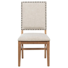 Middleton Upholstered Dining Side Chair Beige (Set of 2)
