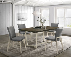 Orleans Furniture - Coaster - Biloxi 5-piece 71-inch Rectangular Dining Set Greyish Brown - 108681-S5
