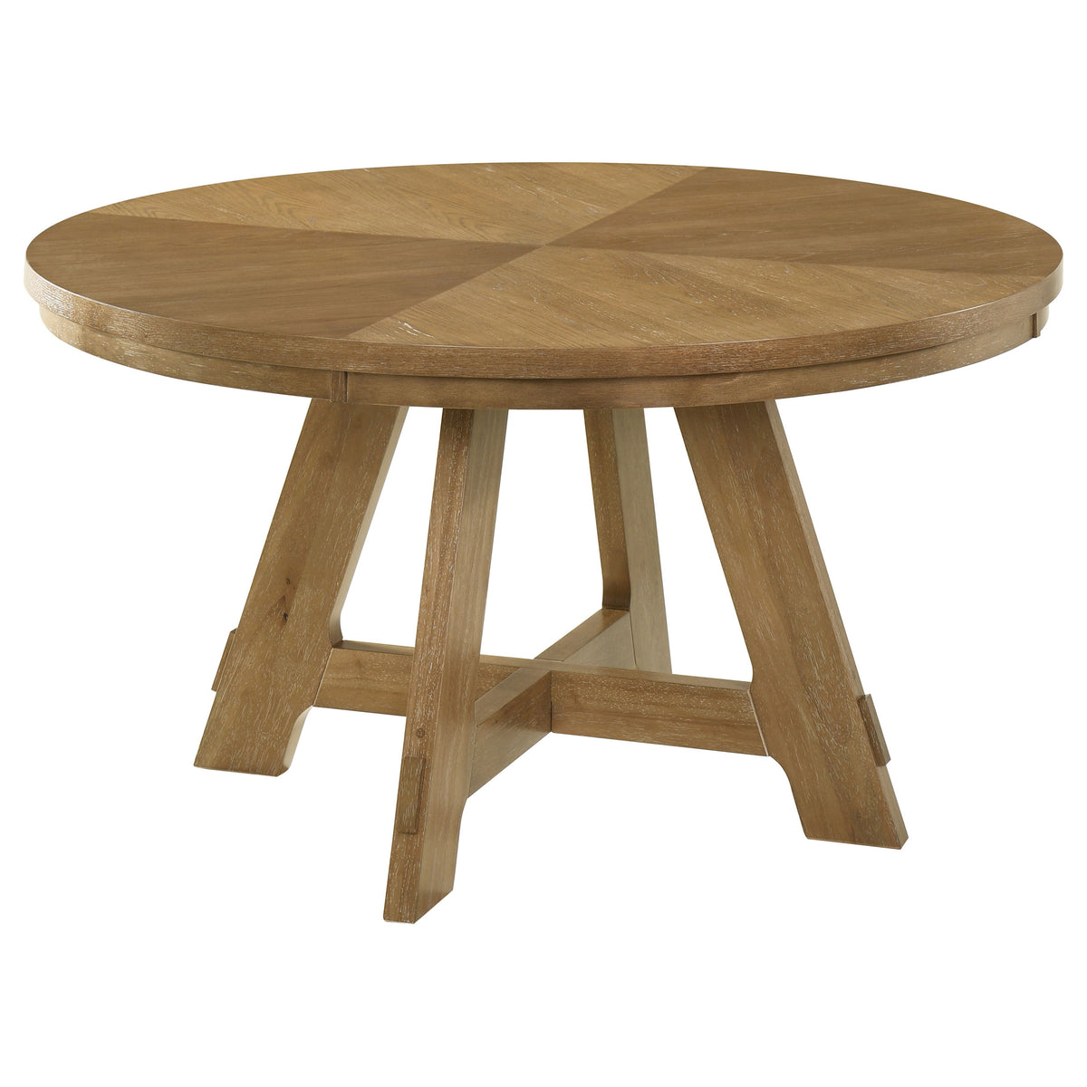 Orleans Furniture - Coaster - Danvers Round 54-inch Wood Dining Table Brown Oak - 109150