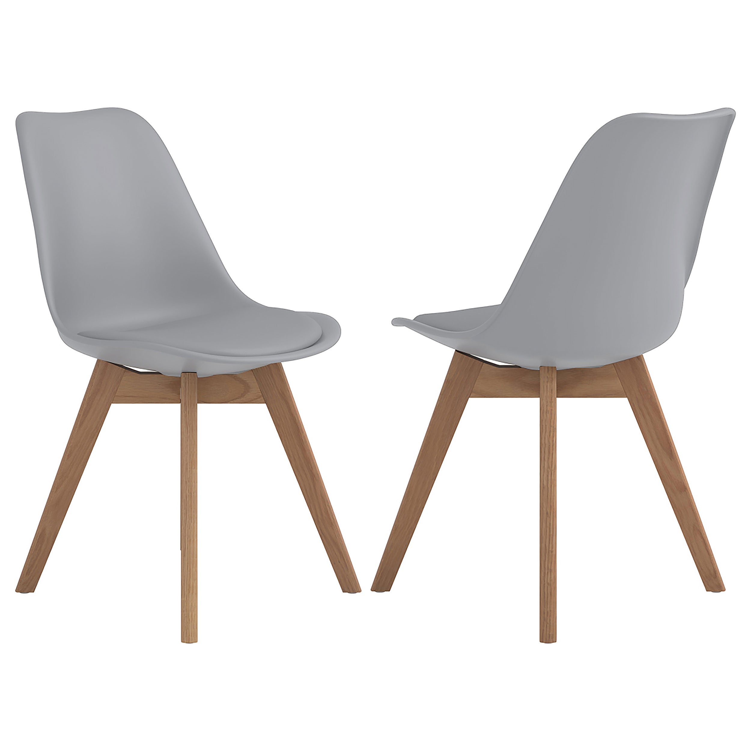 Orleans Furniture - Coaster - Caballo Polypropylene Dining Side Chair Grey (Set of 2) - 110132