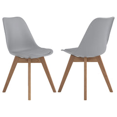 Orleans Furniture - Coaster - Caballo Polypropylene Dining Side Chair Grey (Set of 2) - 110132
