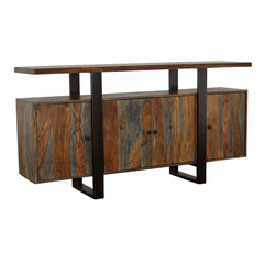 Orleans Furniture - Coaster - Ditman 4-door Solid Wood Sideboard Buffet Grey Sheesham - 110185