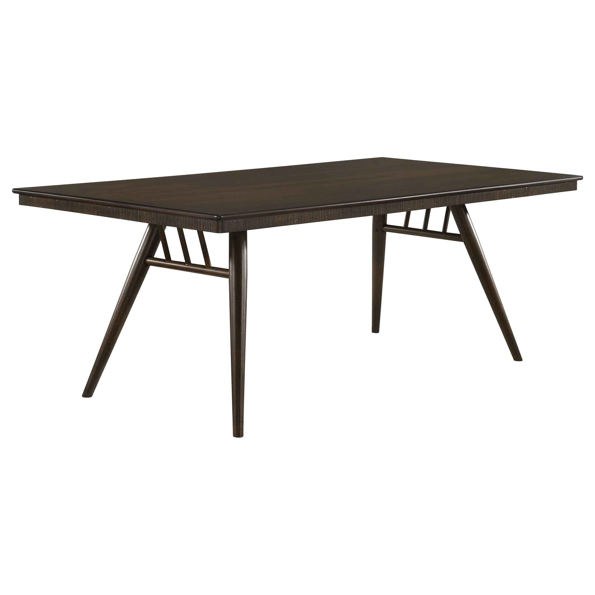 Orleans Furniture - Coaster - Wes Rectangular 80-inch Wood Dining Table Dark Walnut - 115271