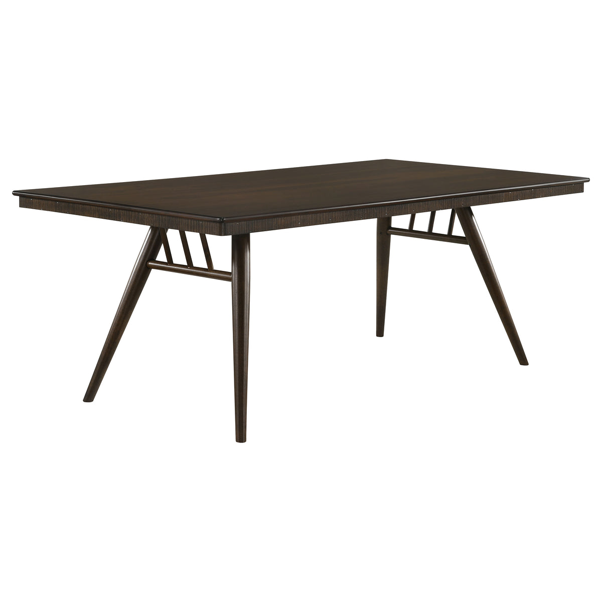 Orleans Furniture - Coaster - Wes Rectangular 80-inch Wood Dining Table Dark Walnut - 115271