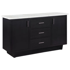 Orleans Furniture - Coaster - Sherry 3-drawer Marble Top Sideboard Buffet Rustic Espresso - 115515