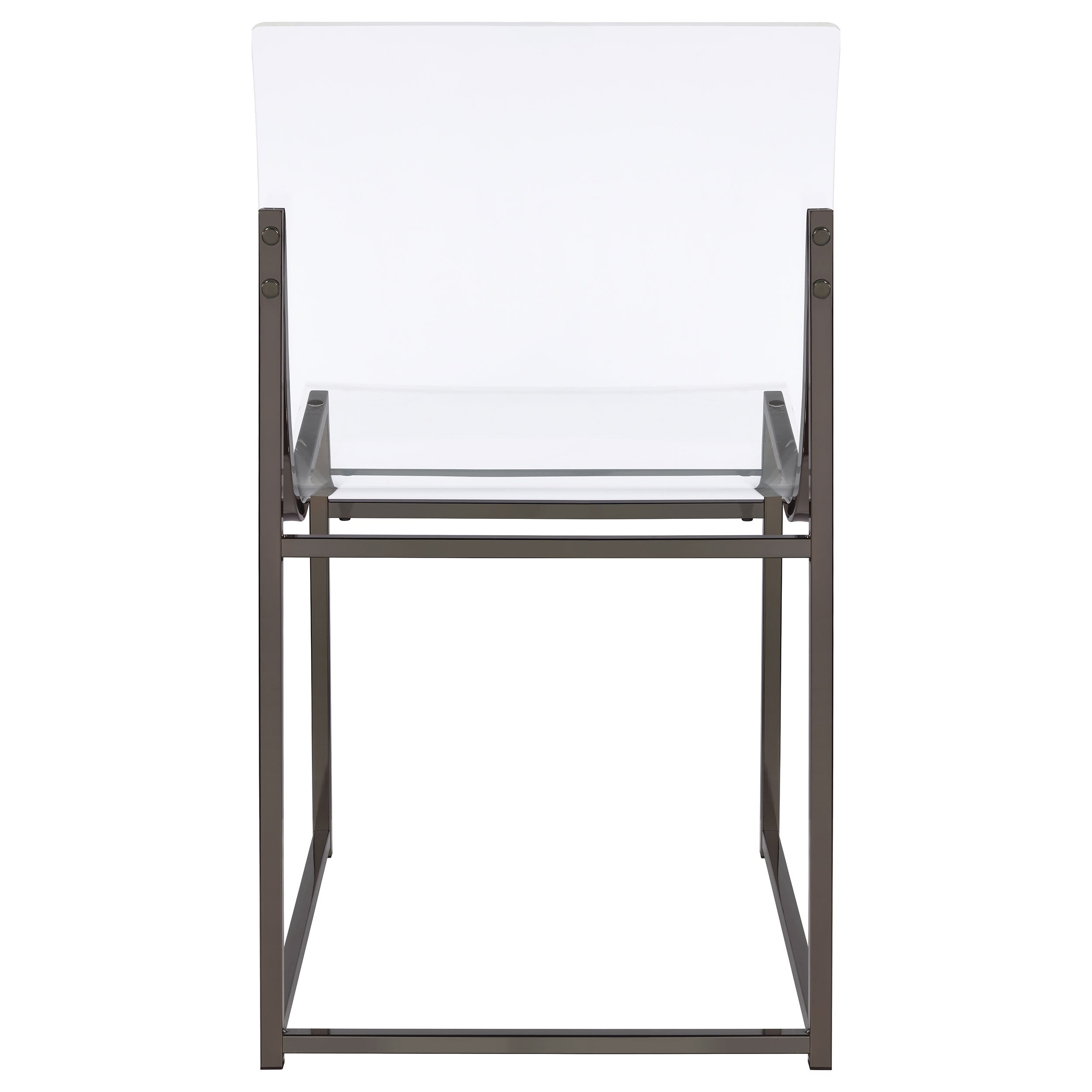 Jillian 5-piece Round Mirror Top Dining Set Black Nickel