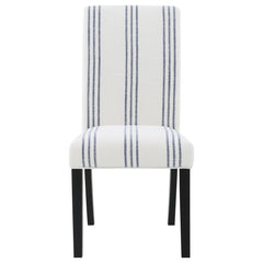 Herran Upholstered Dining Side Chair Beige (Set of 2)