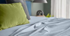 2024 TEMPUR-Adapt Luxe Egyptian Cotton Sheet Set - Sleepy Blue