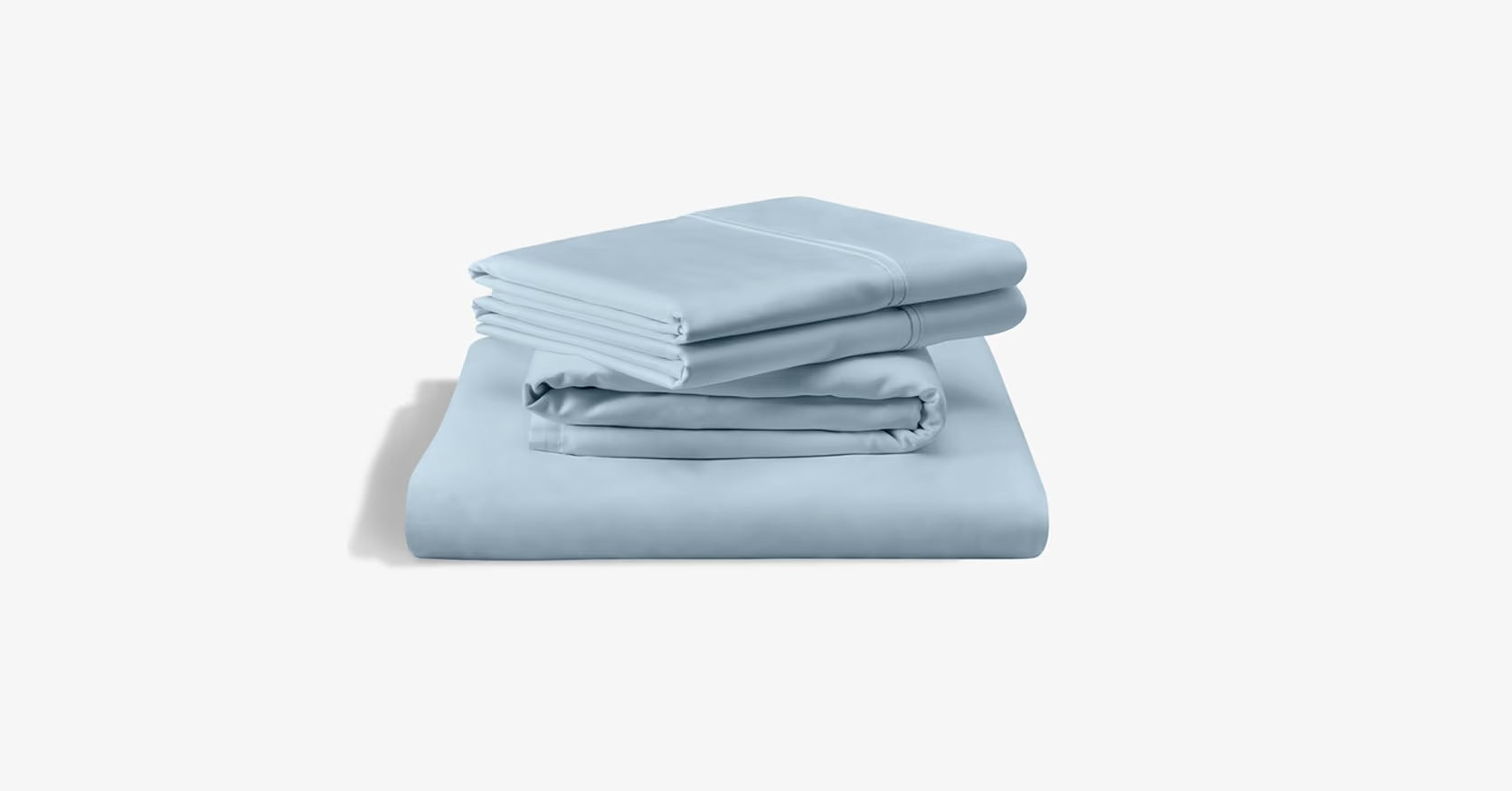 2024 TEMPUR-Adapt Luxe Egyptian Cotton Sheet Set - Sleepy Blue