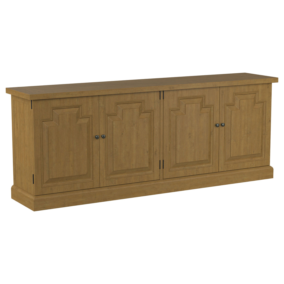 Orleans Furniture - Coaster - Florence 4-door Dining Sideboard Buffet Cabinet Rustic Honey - 180205