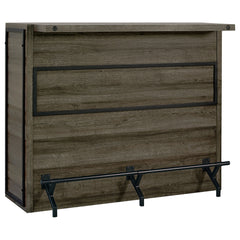 Orleans Furniture - Coaster - Joe 5-shelf Composite Wood Home Bar Wine Cabinet Aged Oak - 182071